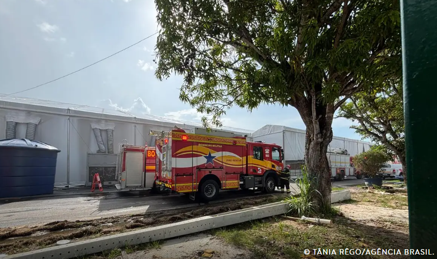 Zona Azul da COP30 é reaberta após incêndio