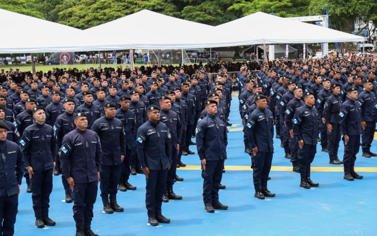 Governo do estado forma 493 novos policiais militares para reforçar o patrulhamento ostensivo