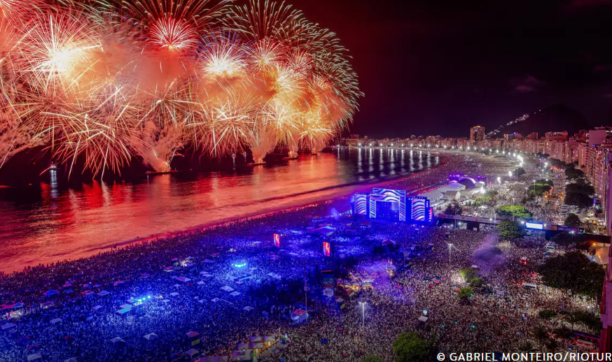 Réveillon do Rio pode injetar R$ 3,34 bilhões na economia da cidade