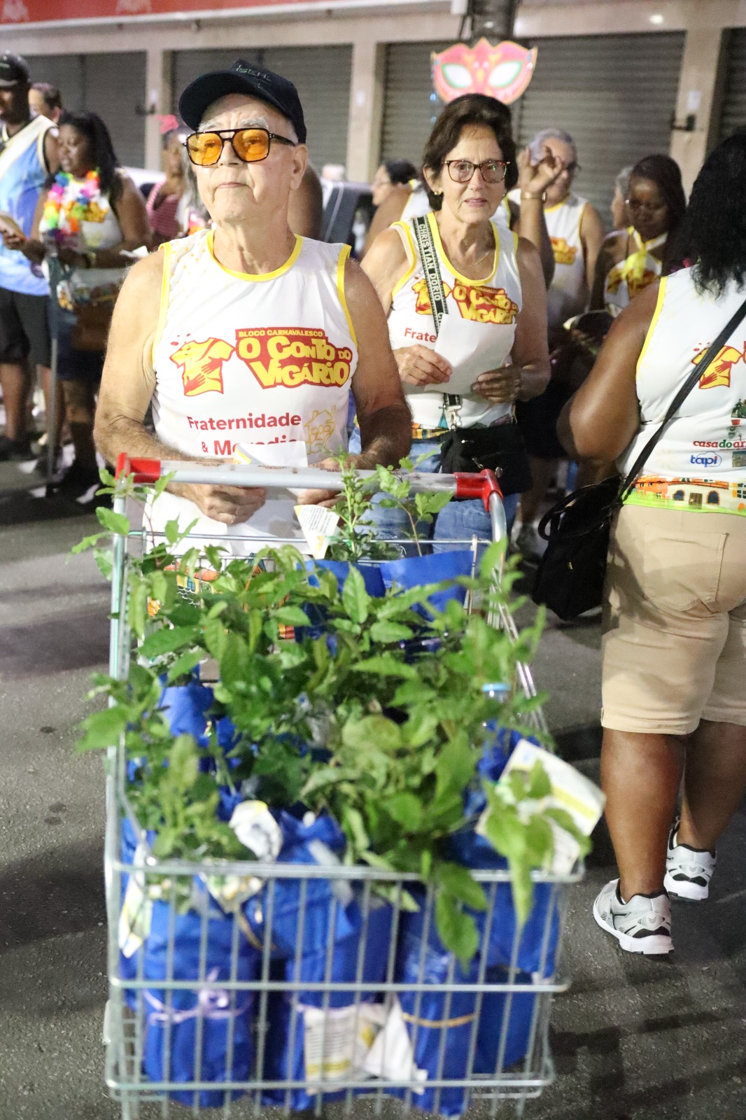 Mudas de espécies da Mata Atlântica são doadas a foliões em Barra do Piraí