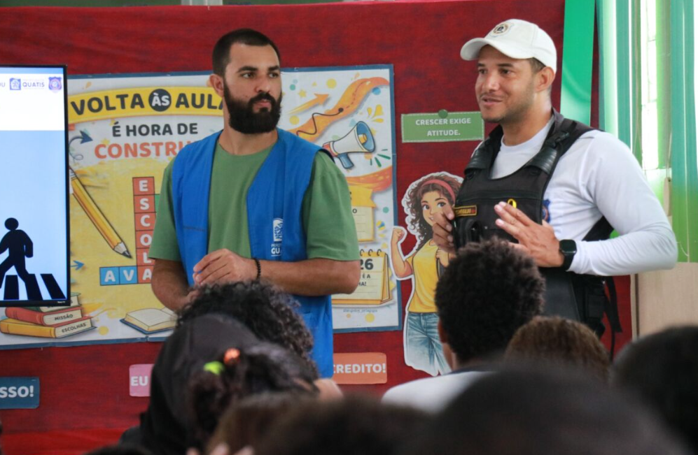 Maio Amarelo leva conscientização sobre trânsito seguro para escolas de Quatis