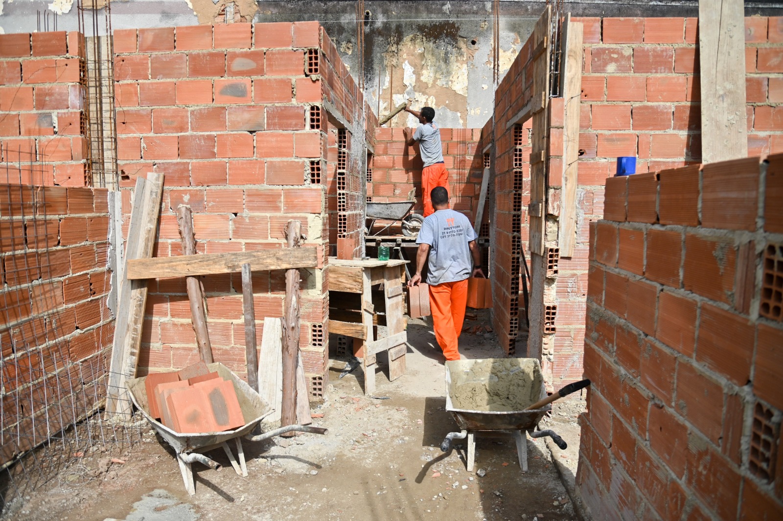 Construção da Clínica da Família da Cotiara segue em ritmo acelerado em Barra Mansa