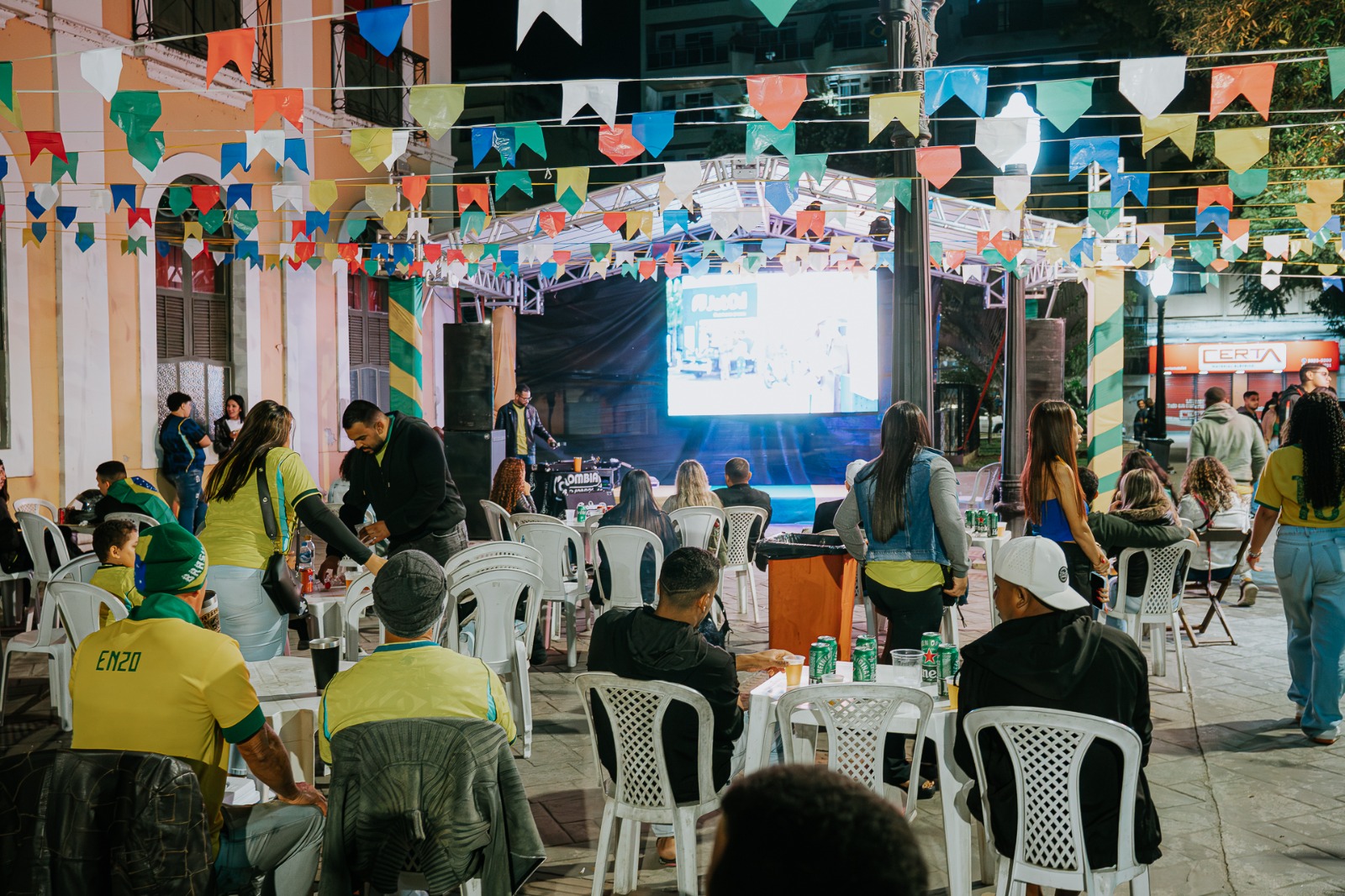 Barra Mansa promove segunda edição da Fan Fest para transmissão de Brasil X Escócia