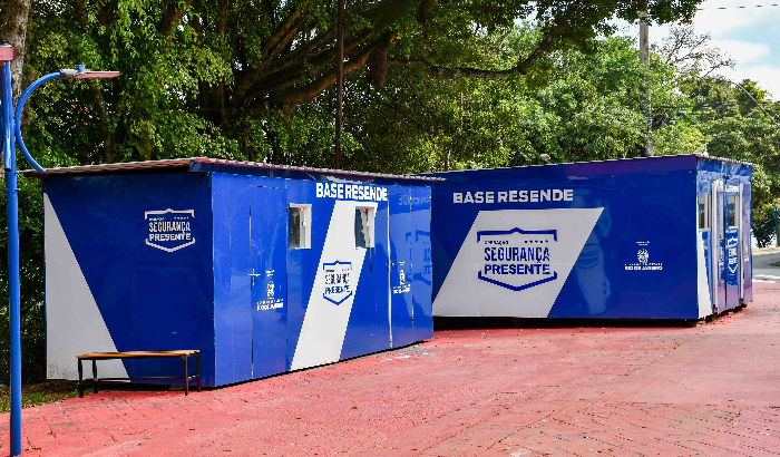 Resende inaugura base do Segurança Presente e reforça policiamento na região central