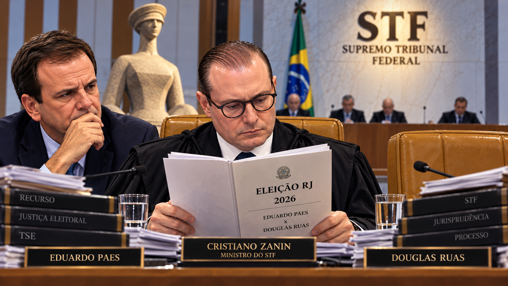 Eleição no Rio: STF rejeita pedido de Eduardo Paes e mantém caminho aberto para vitória de Douglas Ruas no primeiro turno