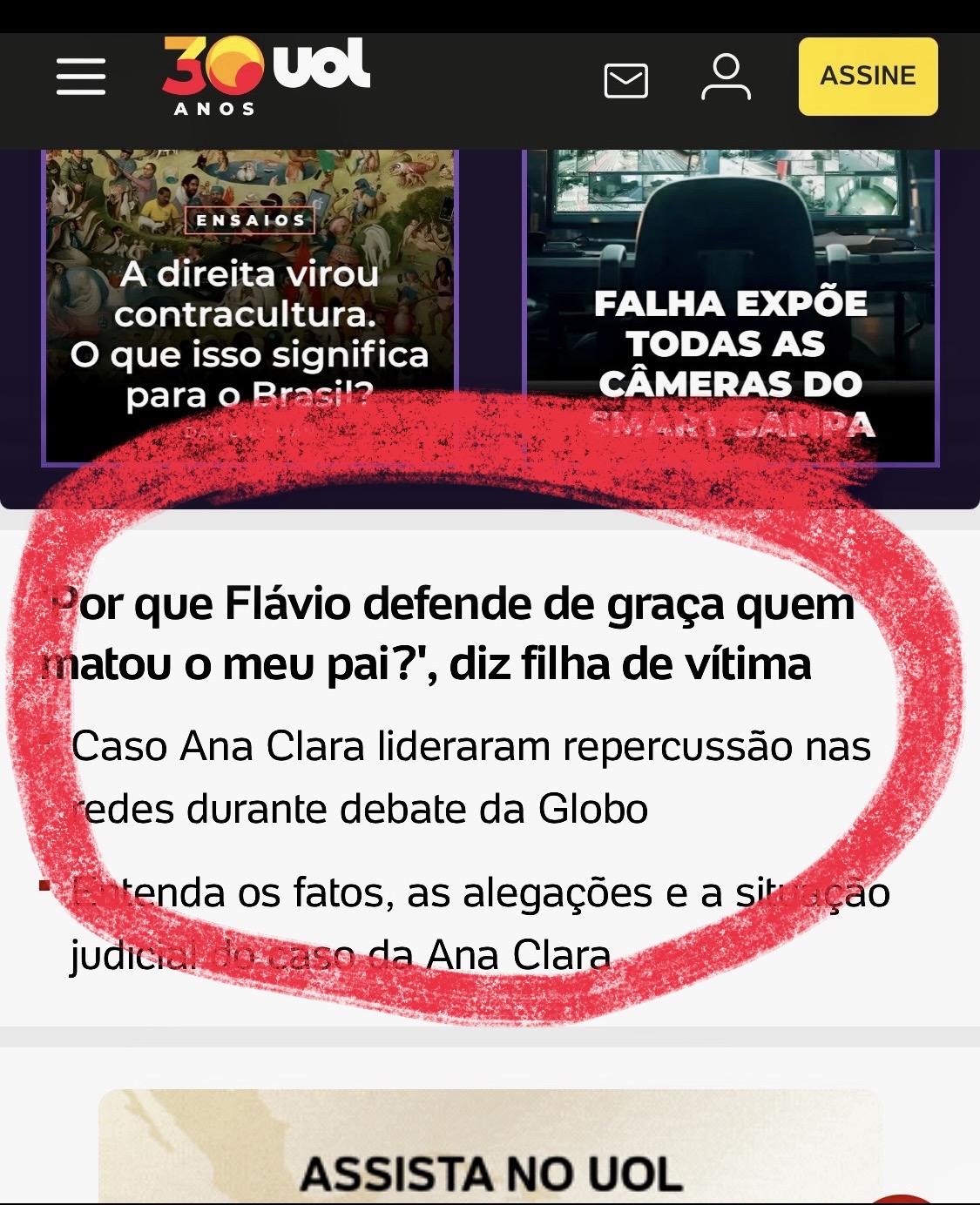 Veículos de comunicação são seletivos na veiculação de matérias negativas contra Flávio Bolsonaro